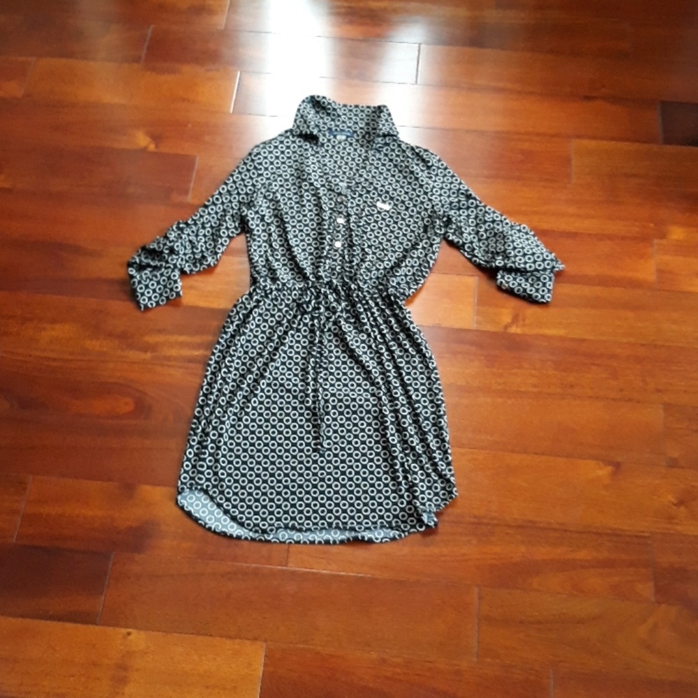 Tommy Hilfiger shirt dress with circle print